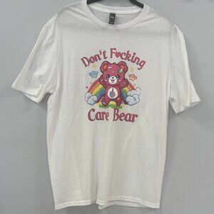 District Don't F*cking Care Bear Shirt, XL - NWOT